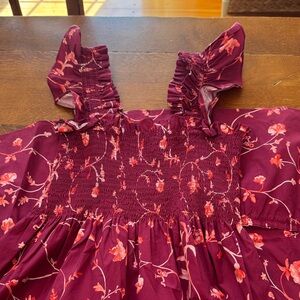 Hill House Nap Dress in Burgundy